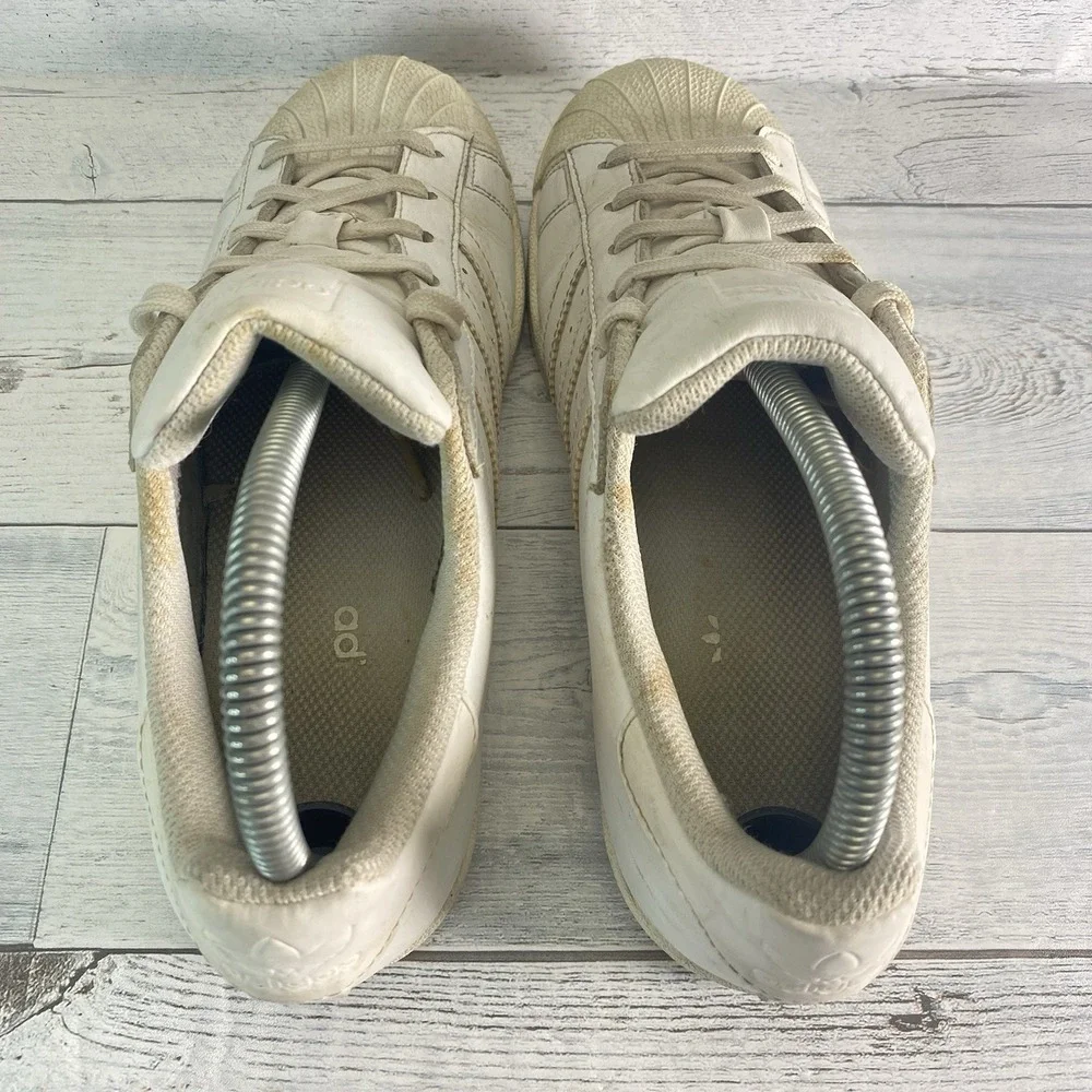 Adidas Superstar Foundation Shoes Mens 5.5 White Casual Walking Sneakers Retro
